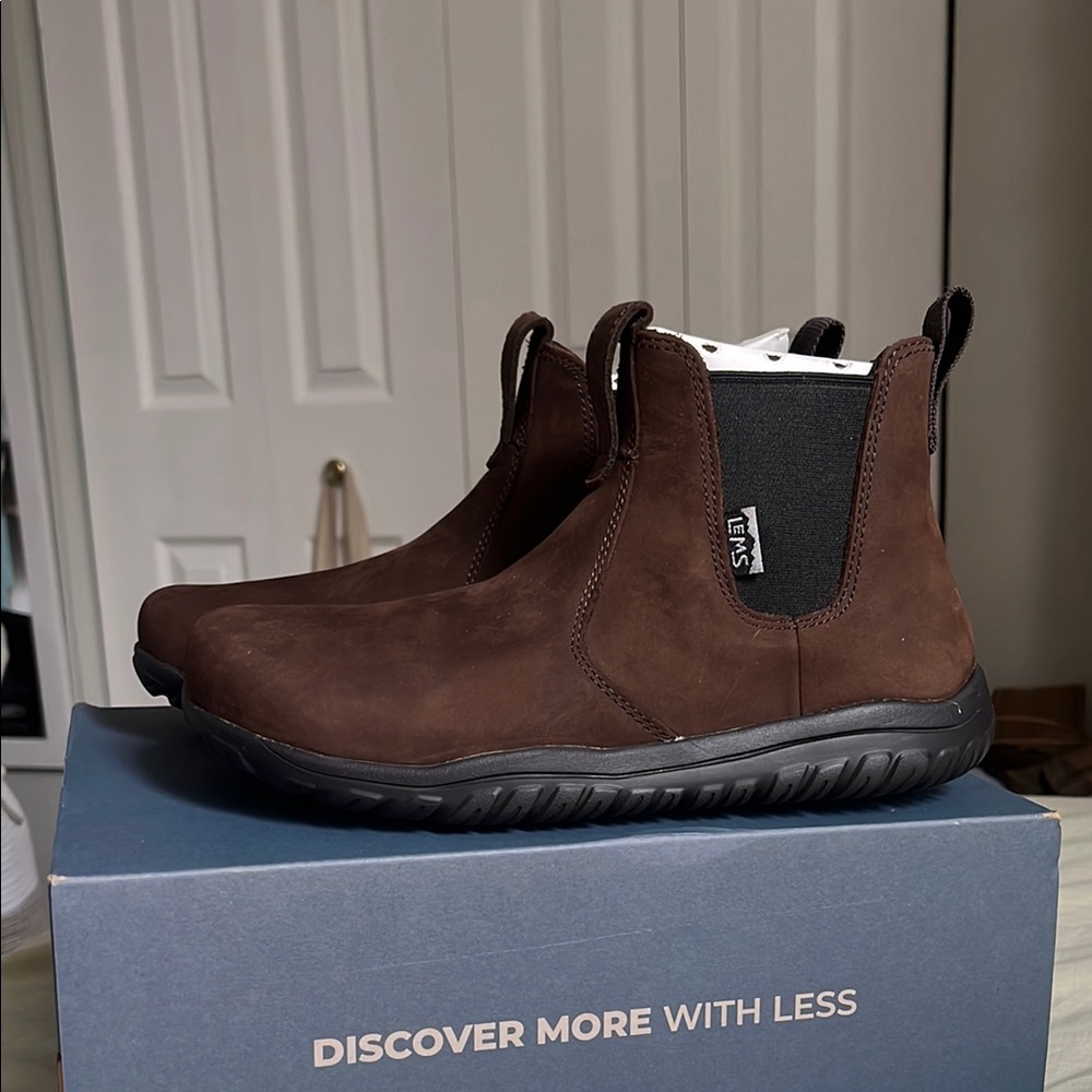 Lems Women’s Barefoot Brown Chelsea Boots